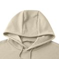 thumbnail image 7 of Mens Hoodies Long Sleeve Textured Hooded Sweatshirt Casual Lightweight Pullover Drawstring Hoodie With Kanga Pocket,Size M-3XL, 7 of 7