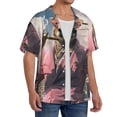 thumbnail image 2 of Sikiie Stylish Kangaroo In Suit Men's Cuban Shirt, Hawaiian Shirts, Business Casual Button Down Shirts, Short Sleeve Shirt-X-Large, 2 of 5