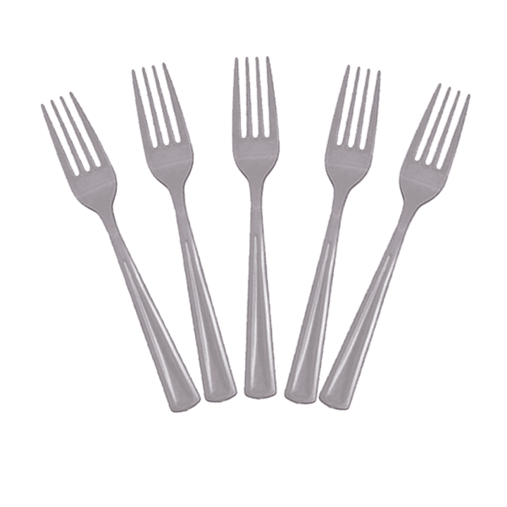 Exquisite Disposable Plastic Forks 100 Count Party Deluxe