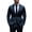 navy blue, variant on iĀ·FineLong Men's Light Blue Lightweight Suit Set: Spring/Summer Business Casual Attire, Two-Piece Best Man's Outfit for Outdoor Weddings