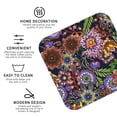thumbnail image 4 of Bingfone Vintage Vintage Floral Leather Drinks Coasters With Set Of 6,Suitable For Home Kitchen,Coffee Cup Coasters Home Gift, 4 of 9