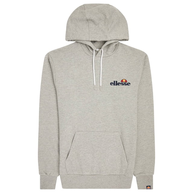 ellesse Men's Hoodie PRIMERO - Sudadera, sudadera, capucha, manga larga, logotipo Gris M (Medium)