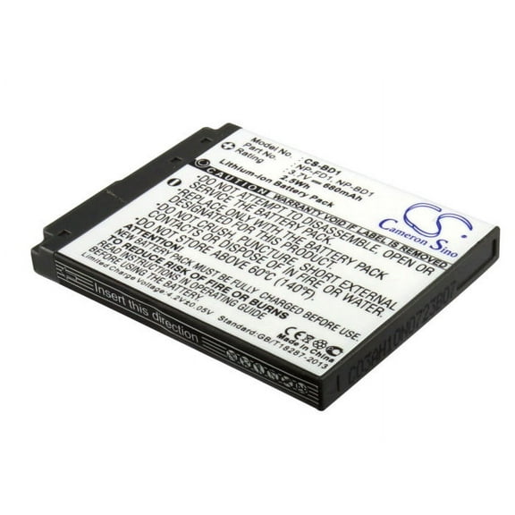Replacement Battery For sony 3.7v 680mAh Camera Battery
