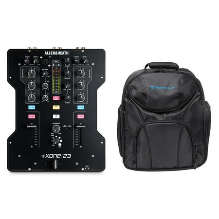 2 Channel Dj Mixer - Allen & Heath XONE:23 2-Channel DJ Mixer w/ Dual Phono/Line Inputs + Backpack
