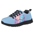 thumbnail image 4 of Chririnla Kids Girls Axolotl Sneakers Lightweight Sneakers Size 1.5 Casual Slip on Knitted Mesh Sports Athletic Shoes Daily School Footwear, 4 of 7