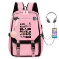 thumbnail image 1 of Sam BLACKPINK Mochila Para Mujeres Hombres Estudiante Gran Capacidad Transpirable Impresión Moda Personalidad Bolsas Multiusos, 1 of 4