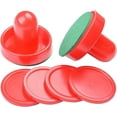 thumbnail image 1 of Air Hockey Pushers And Pucks Set - Table Mallet Goalies For Game Table, 1 of 5