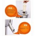 thumbnail image 4 of PreAsion Commercial Fruit Vegetable Juicer Extractor Juicer Centrifugal Juicer Stainless Steel 110V, 4 of 11