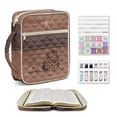 thumbnail image 2 of Pzuqiu Cross Lion Cross Bible Cover for Women Bible Case Cute Church Bag Organizer with Handle Bibles Study Supplies Carrying Book Case Bibles Protective with Tags&Bookmark, 2 of 7