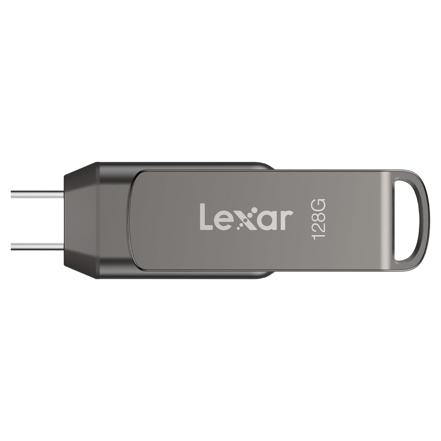 Lexar JumpDrive D500 USB 3.2 Gen 1 Solid-State Dual Drive with USB-C and USB-A Connectors, 128 GB
