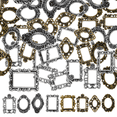 thumbnail image 1 of 40 PCS Mini Metal Foto Frame Art Barroque Barroque Marco de imágenes Decoración de arte de uñas, 1 of 5