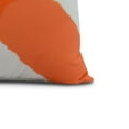 thumbnail image 2 of Simply Daisy, 18 x 18 inch, X Marks the Spot, Geometric Print Pillow, Orange, 2 of 2