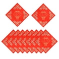 thumbnail image 2 of Zentra 10 Pcs Nouvel An Chinois Papier de Calligraphie Xuan Doufang Rouge Papier de Riz Rouge Bricolage 10 Pcs 45cm, 2 of 10