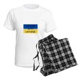 thumbnail image 4 of CafePress - I Stand With Ukraine Pajamas - Women's Short Sleeve Print T-Shirt and Pants Light Cotton Pajama Set, 4 of 7