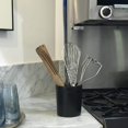 thumbnail image 3 of czcpp-Countertop Utensil Holder, Black, Ceramic Utensil Crock, 3 of 4