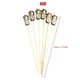 thumbnail image 4 of Palillos de cóctel decorativos de bambú con diseños adorables, ideales para frutas, aperitivos y bebidas – Set de 100 piezas para fiestas y eventos especiales., 4 of 6