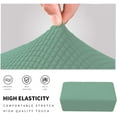 thumbnail image 4 of Ottoman Cover Rectangle, Stretch Ottoman Cover Folding Storage Covers Ottoman Slipcovers for Rectangle and Square Ottoman Machine Washable (Green Small), 4 of 7