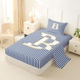 thumbnail image 2 of Erosebridal Letter B Kids Twin Sheet Sets, Modern Abstract Bedding, 3pcs, 2 of 5