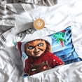 thumbnail image 5 of Lsque Chucky Pattern Bedding Waterproof Pillow Protector Zippered Queen – Bed Bug Proof Pillow Encasement-20"x30", 5 of 6