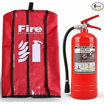 Fire Extinguisher Cover Large Size Pack of 2 - Dust, Scratch Protective Cover - Fire Extinguisher Transparent Sleeve - Waterproof Weatherproof Protective Covering - for Extinguishers up to 20LBS