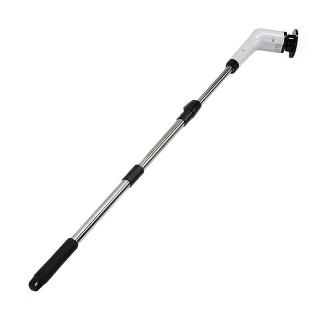 Brosse Rotative Électrique Sans Fil avec Manche Rétractable - 7 Têtes de Brosse Polyvalentes, 2 Vitesses Réglables, Puissance de 25 W, Batterie Rechargeable de 2500 mAh - Idéale pour la Salle de Bain, la Cuisine, le Plancher, les Meubles
