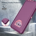 thumbnail image 4 of I-HONVA Compatible with Samsung Galaxy Note 9 Case,3-Layer Military Grade Drop Protection Anti-Slip Bumper Rugged Shockproof Dustproof Protection 6.4 inch Phone Case,Purple Pink, 4 of 7