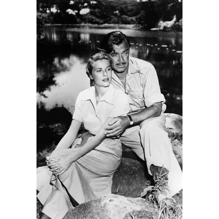 Grace Kelly Clark Gable - Mogambo Clark Gable Grace Kelly 24x36 Poster
