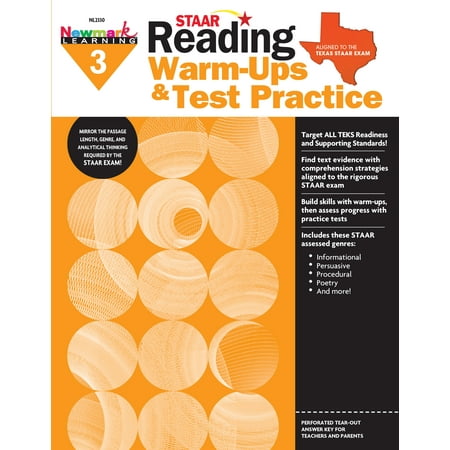 Staar: Reading Warm Ups and Test Practice G3