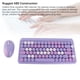 thumbnail image 4 of Teclado Y Mouse Inalámbricos, Combo De Teclado Y Mouse Con Teclas Redondas Retro De 2.4G Con 3 Configuraciones De DPI Ajustables Para El Hogar, Oficina, Juegos, Trabajo, PC Y, 4 of 7