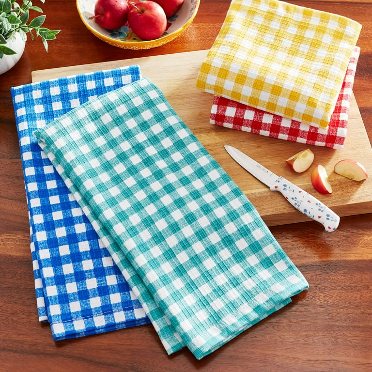 The Pioneer Woman Gingham Woven Fabric Napkins, Set of 4