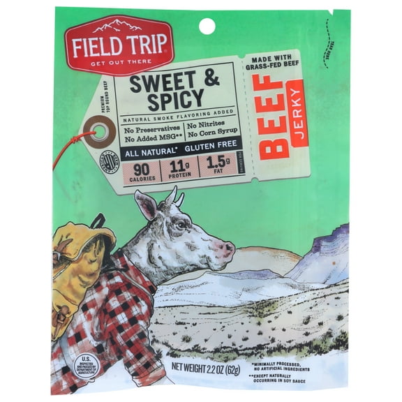 Field Trip Beef Jerky Honey Spice, 2.2 Oz