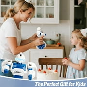 Babyltrl Kid Robot Toys,Electronic Sliding Singing Dancing Educational Toy with Disco Light /360° Rotation for Boys Girls Kids Gifts,Ages 3 4 5 6 7 and up,Blue