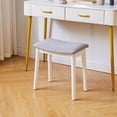 thumbnail image 2 of Cojín de sillín con patas de madera maciza, diseño Vanity Stool, Ibuyke, 2 of 9