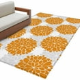 thumbnail image 2 of Rectangle Area Rug 4x6ft,Natural Abstract Flower Hydrangea Texture Washable Carpet Non-Slip Runner Accent Rugs Indoor Floor Mat for Bedroom Living Room Decor,Blossom Floral, 2 of 9