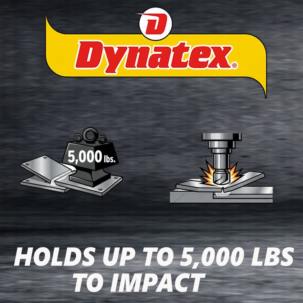 Dynatex .70 oz Super Glue Instant Adhesive - Bonds Glass Metal Plastic Rubber, 5000 PSI Strength, Clear Bond, Up to 175°F, Stronger Than Standard (6-Pack)