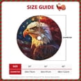thumbnail image 2 of Defioc Geometric American Bald Eagle for Christmas Tree Skirt Snowman Xmas Tree Skirt Farmhouse Christmas Decorations Tree Mat for Holiday Party Decor-30", 2 of 6