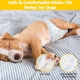 thumbnail image 3 of Dono Disposable Male Dog Wraps, Super-Absorbent, Wetness Indicator Fit Large 8Count, 3 of 8