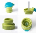 thumbnail image 4 of Convertidor de tapa de botella: tapa con pajita para beber agua para hidratación manos libres, ajuste universal para agua embotellada, diseño de fácil roscado, adaptador de botella de agua de, 4 of 6