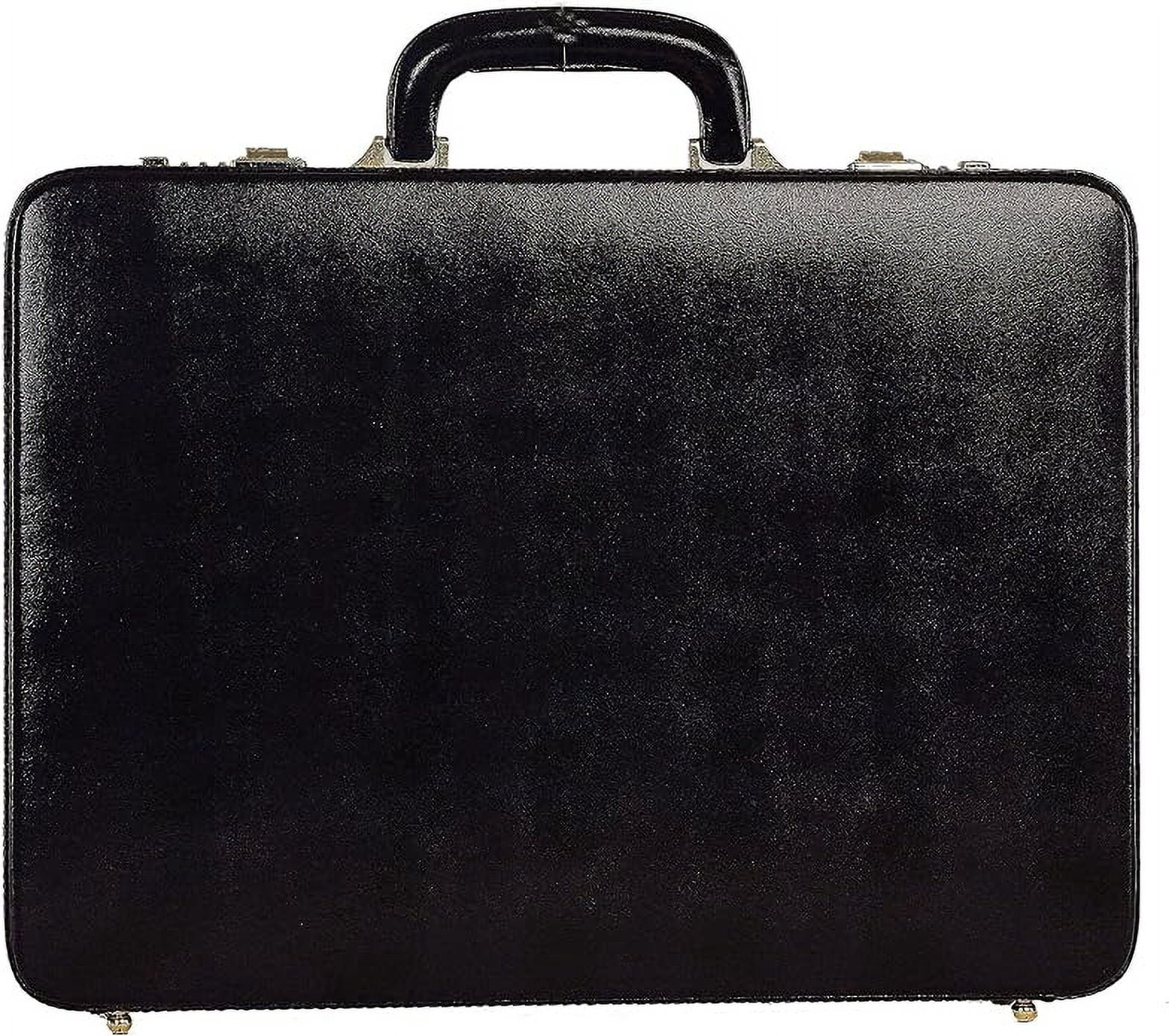 LINDSEY STREET Men's Leather Briefcase | Business Leather Handbag | Doctors Safety Kit Bag Leather Attache | Gift For Him