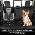 thumbnail image 3 of Coverdream Gladiator Car Seat Covers Full Set for 2020-2026 Jeep Gladiator,Rear w/No Armrest Truck Seat Cushion,Manual Seats only - Leatherette (Black&Diamond ), 3 of 9