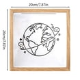 thumbnail image 4 of zhangmingg Wooden Memory for Concert Stubs Photos and Display Organizer Home Picture Frame Keepsake, 4 of 8