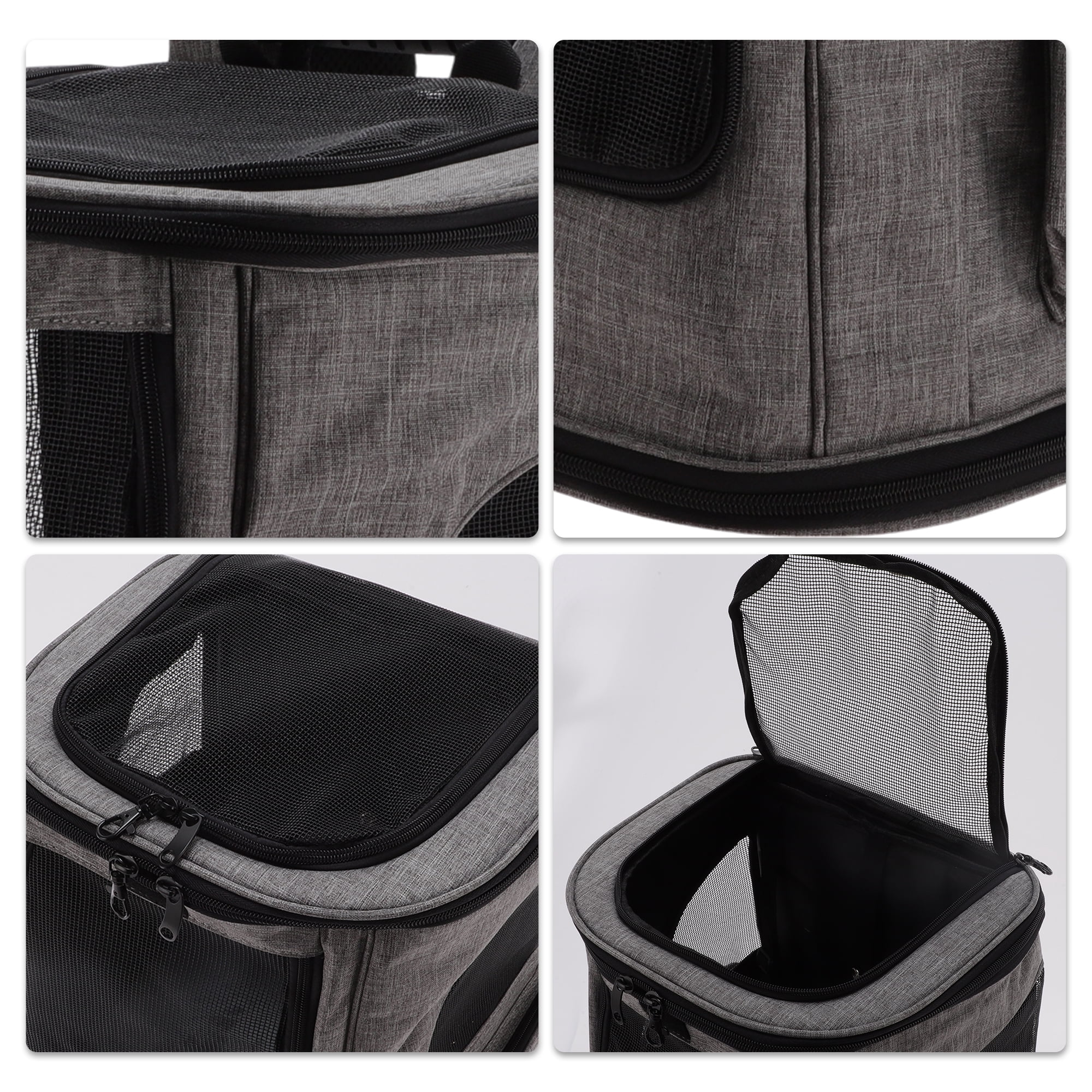Unique Bargains Pet Carrier Backpack for Cats and Small Dogs Foldable Pet Backpack