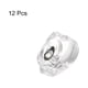 thumbnail image 3 of Uxcell 12Pack Tapón de Arete de Silicona Corazón Suave para Aretes de Perno 3.8mm Oro Blanco, 3 of 7