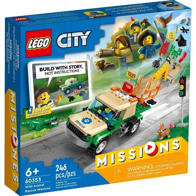 Set LEGO City Misiones de Rescate de Animales Salvajes