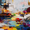 Abstract Landscape, variant on Abstract Texture Bold Color Block Canvas Print, Decor for Living Room, Bedroom, Dining Room, Office, Hotel Lobby, Entryway