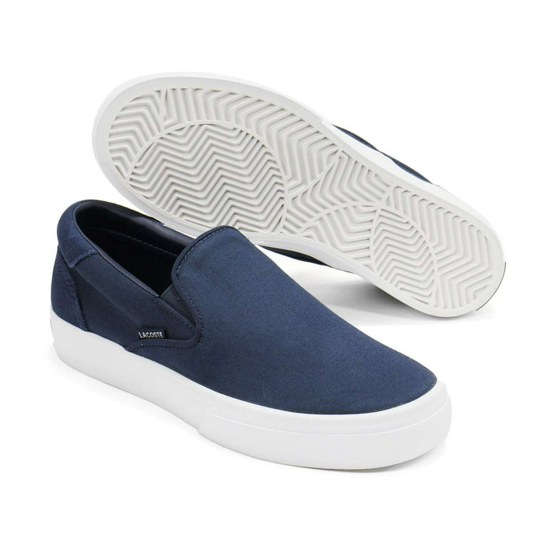 Lacoste Men's Jump Serve Slip-On 07221 Cma Canvas Fashion Sneakers, \ White,7.5 M US - Walmart.com