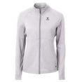 thumbnail image 2 of Women's Cutter & Buck  Heather Gray Virginia Cavaliers Adapt Eco Knit Heather Recycled Full-Zip Jacket, 2 of 3