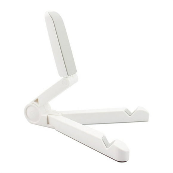 TFixol Adjustable Mobile Phone Tablet Stand Portable Folding Tablet Phone Holder ABS Phone Stand Wide Compatibility White
