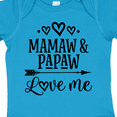 thumbnail image 4 of Inktastic Mamaw and Papaw Love Me Girls Baby Bodysuit, 4 of 5