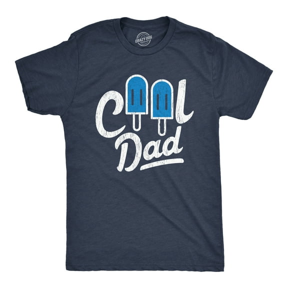 Mens Cool Dad Popsicle T Shirt Funny Summer Fathers Day Appreciation Graphic Tee Graphic Tees